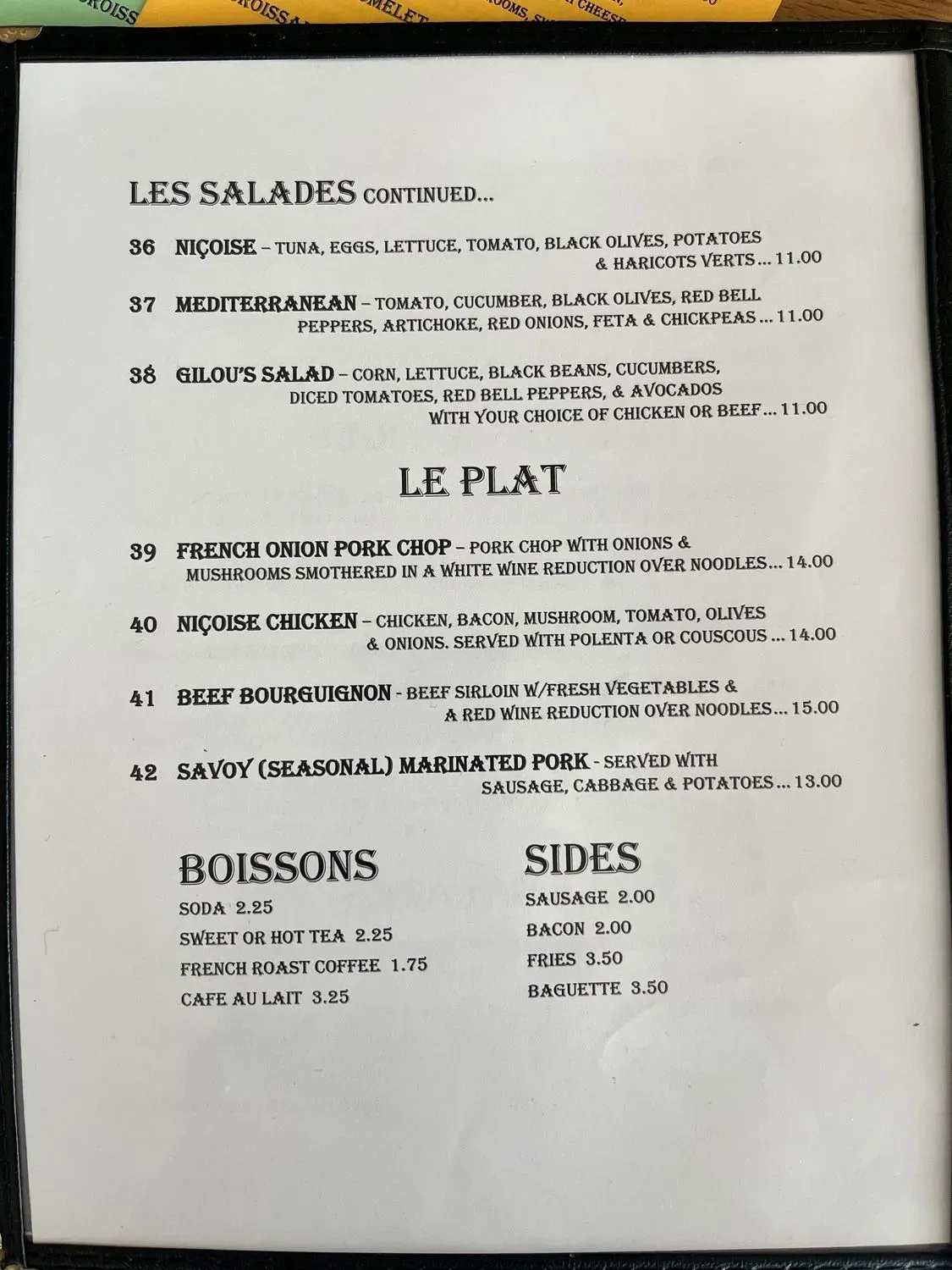 Menu 4