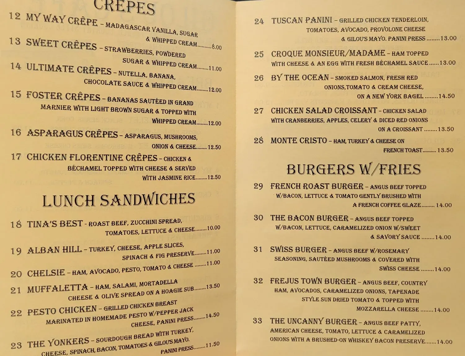 Menu 6