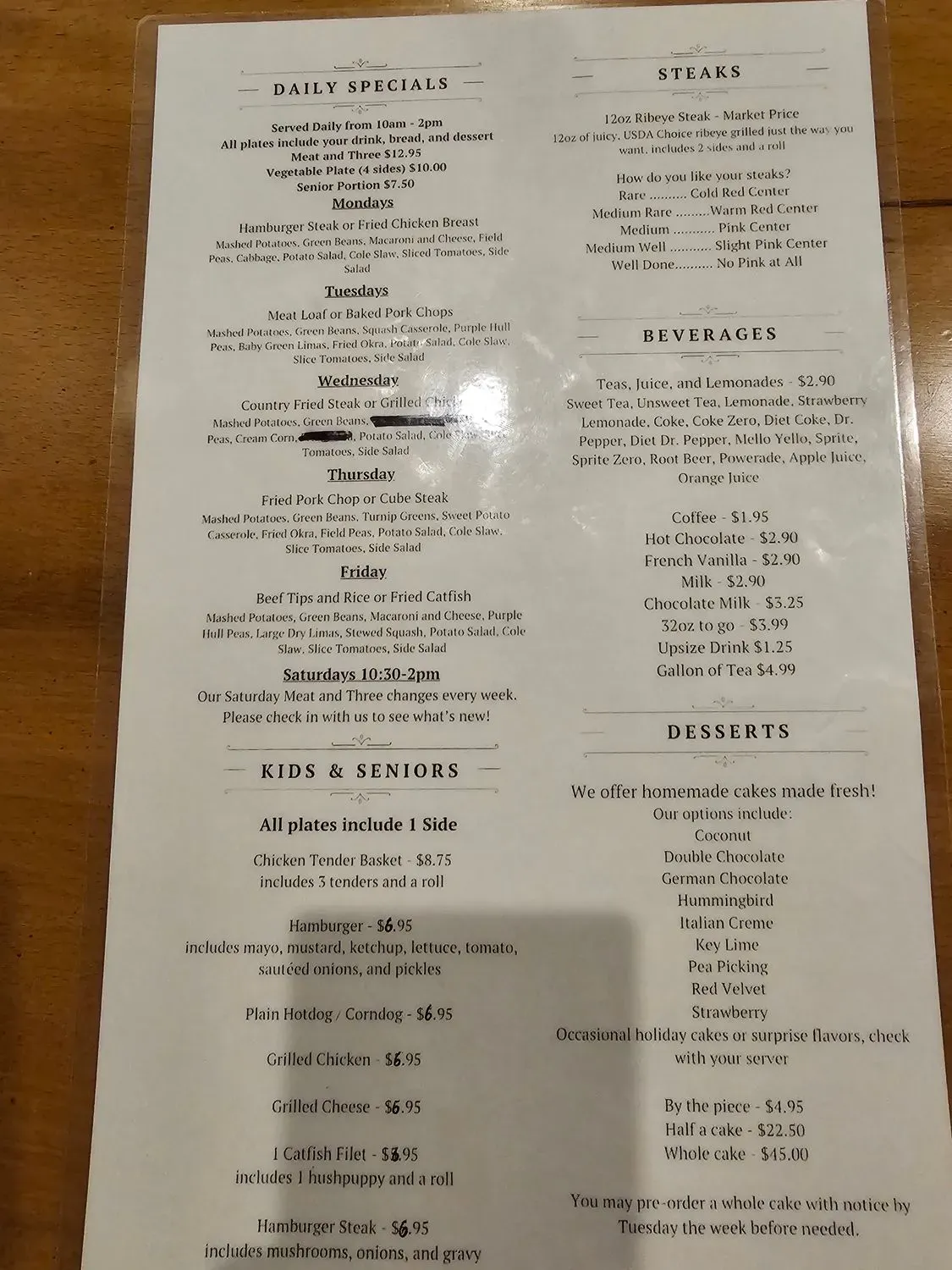 Menu 2