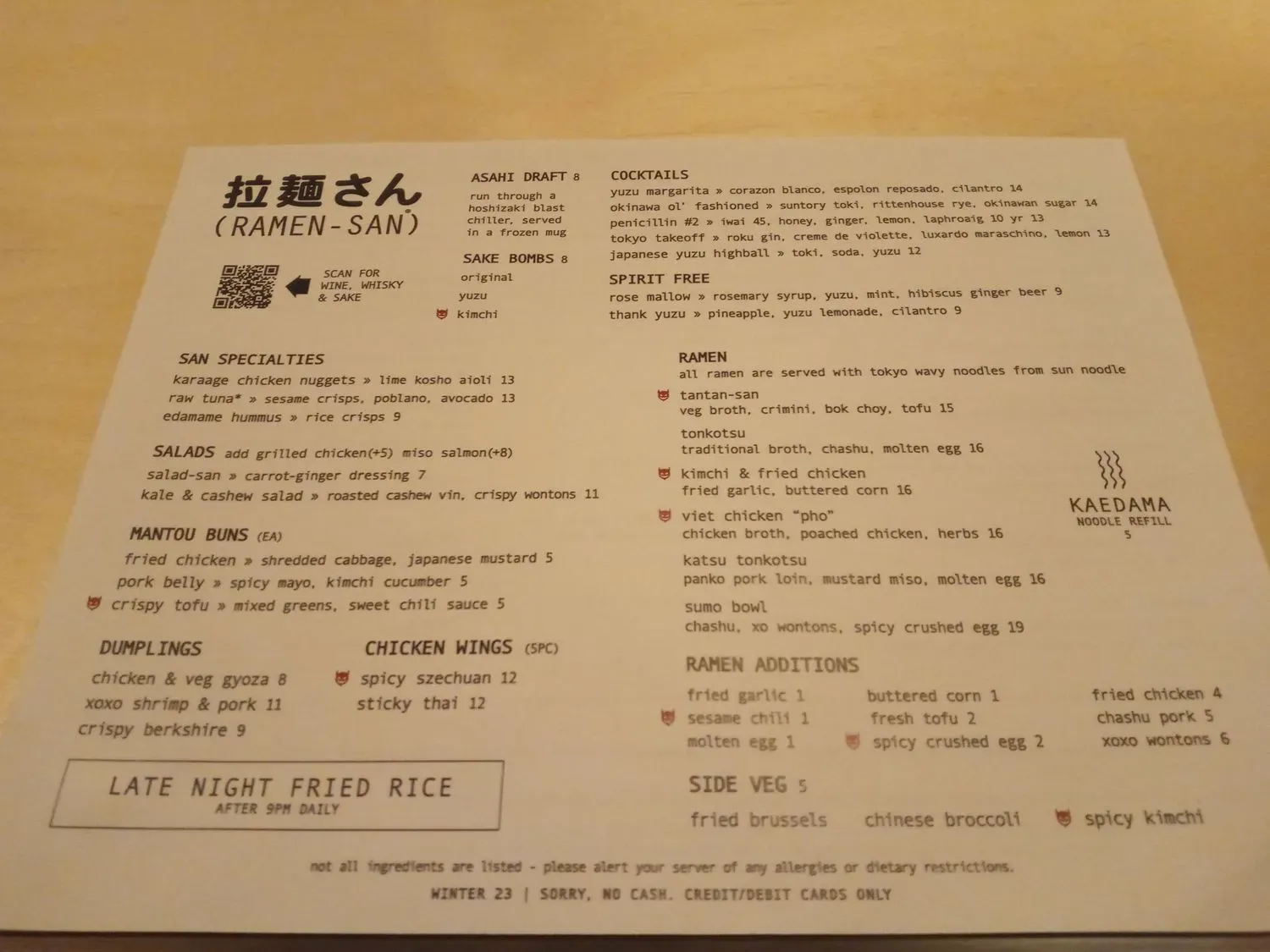 Menu 4