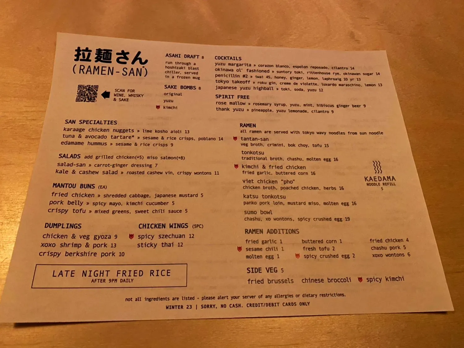 Menu 3