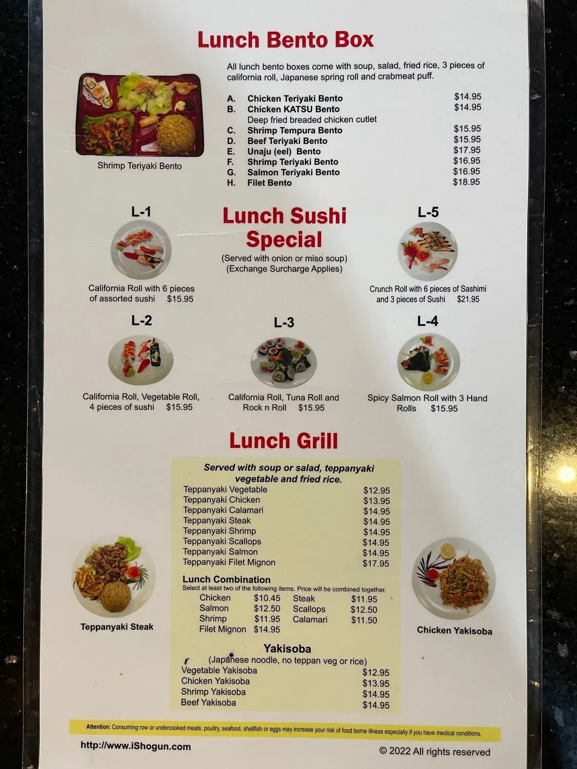 Menu 5