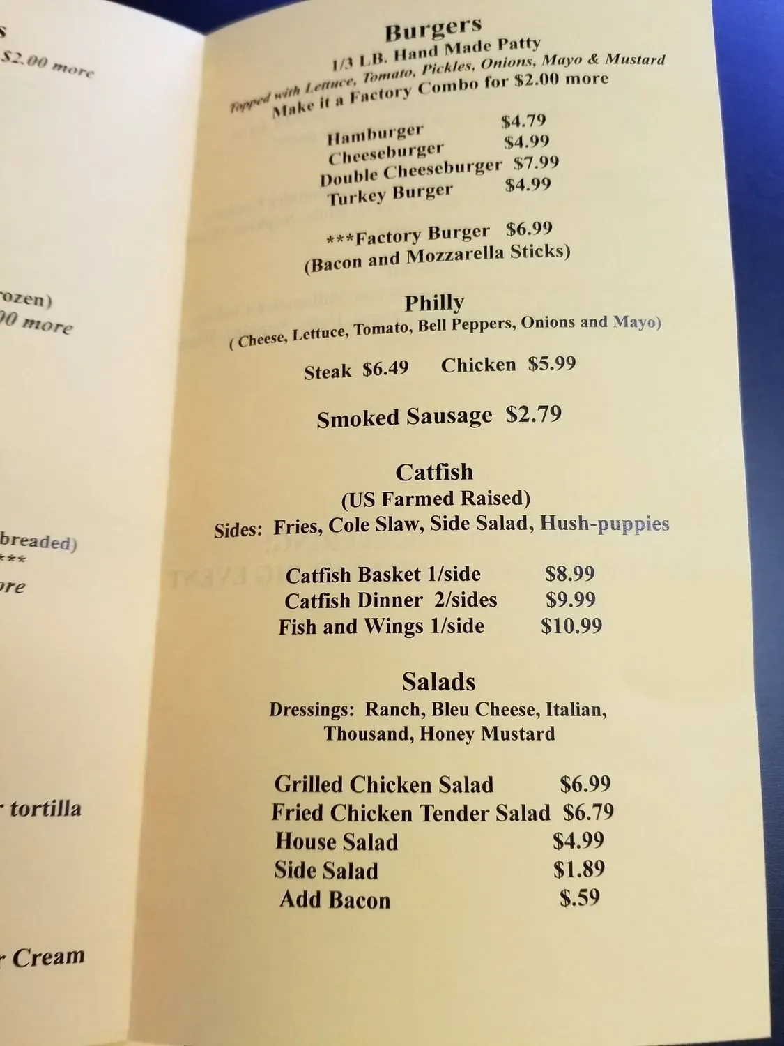 Menu 5