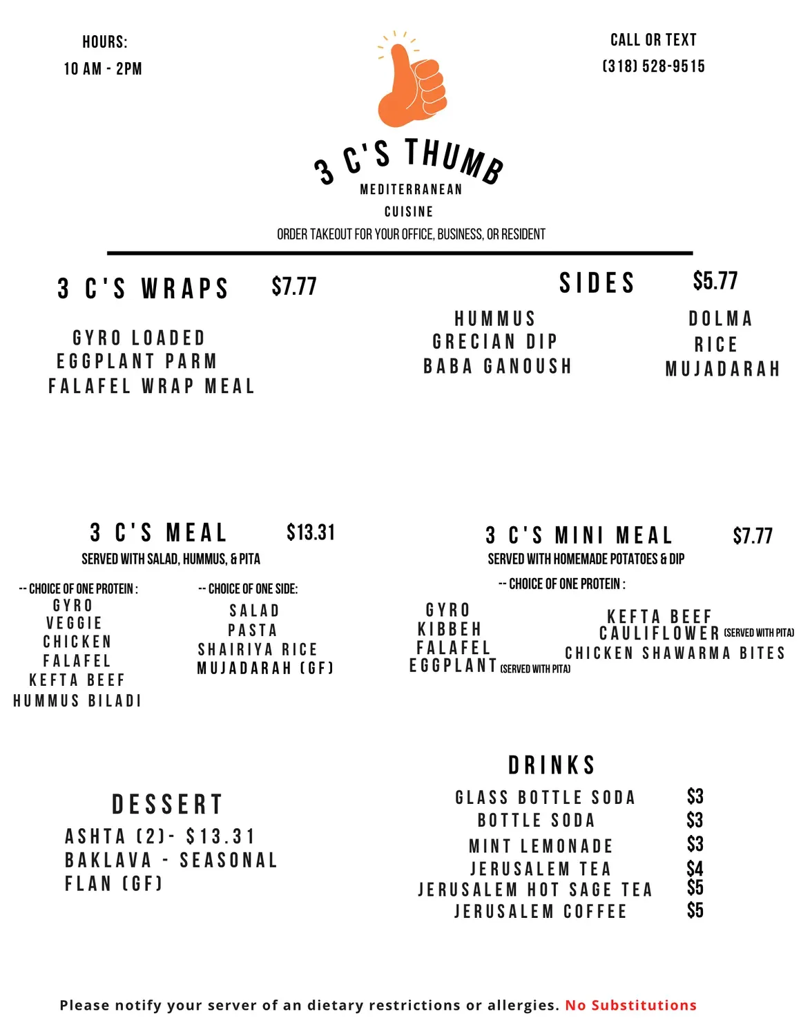 Menu 2