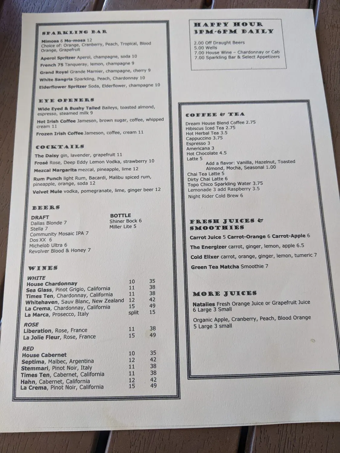 Menu 4