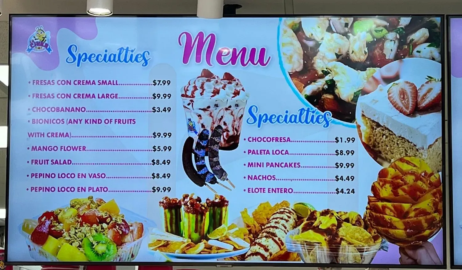 Menu 3