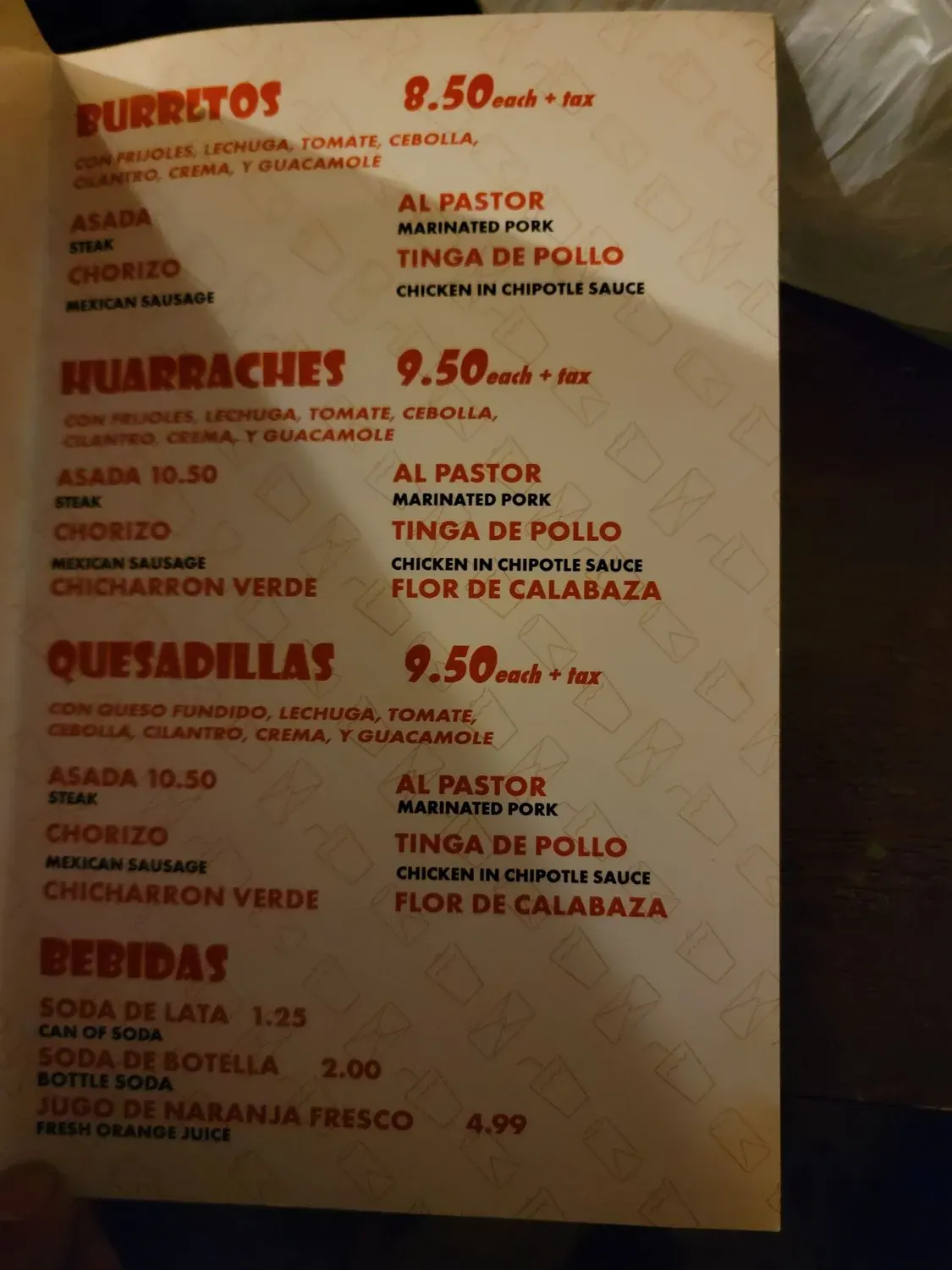 Menu 6