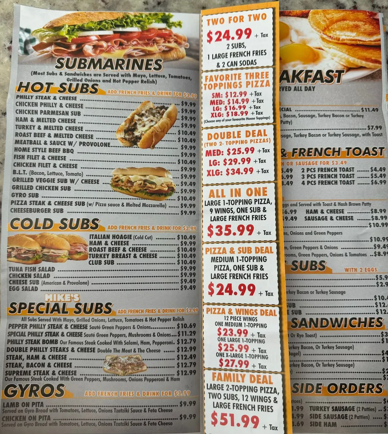 Menu 3