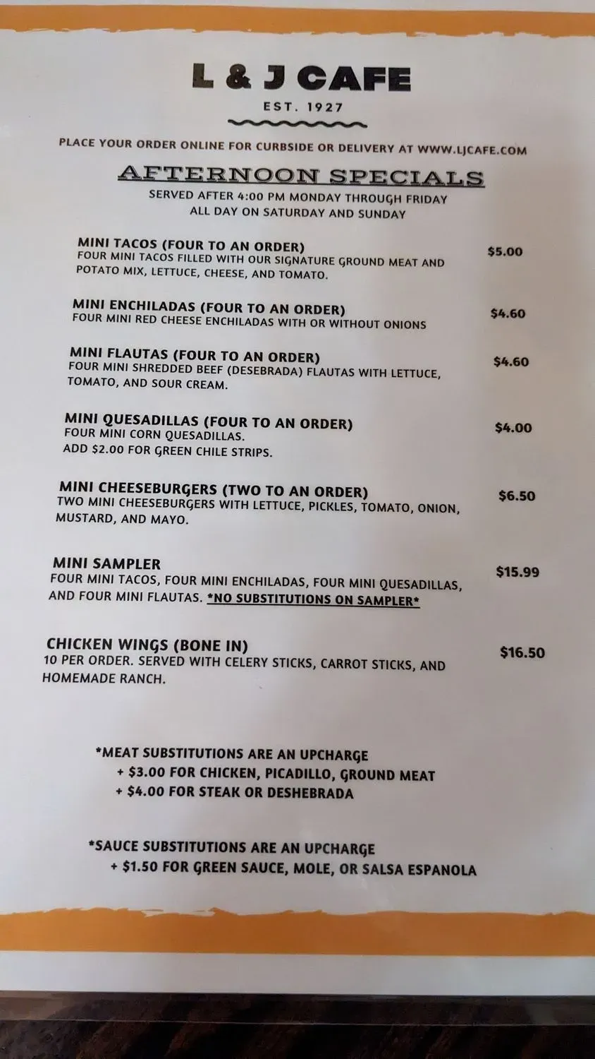 Menu 5