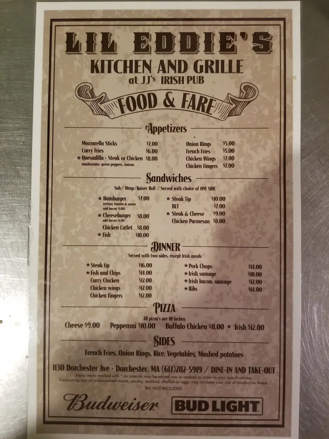 Menu 2