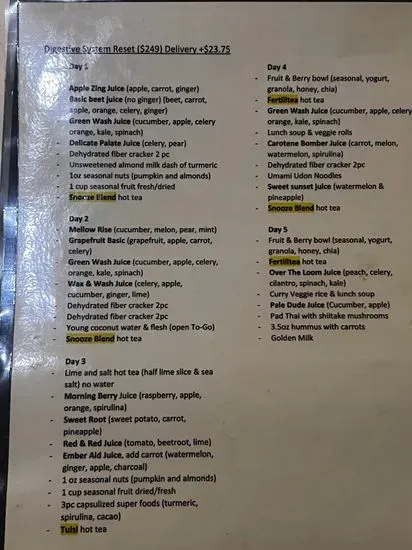 Menu 6