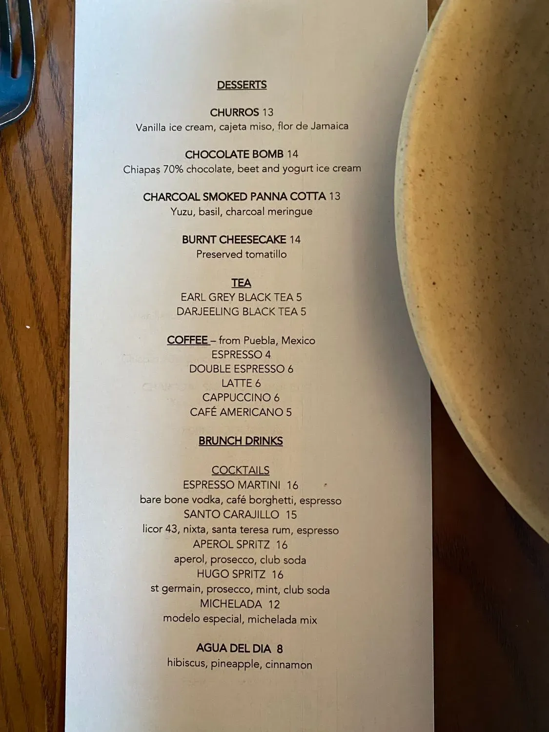 Menu 6