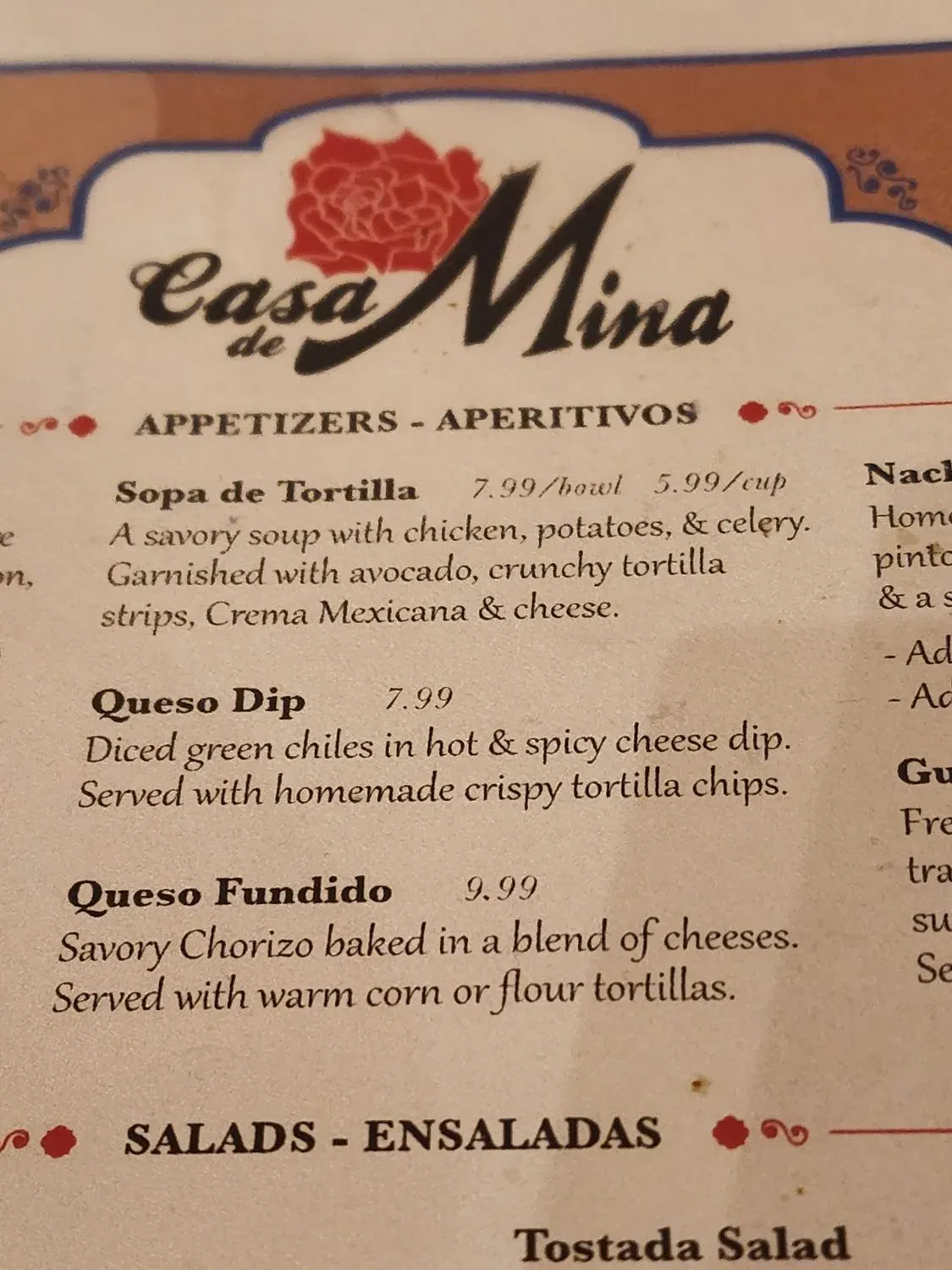 Menu 5