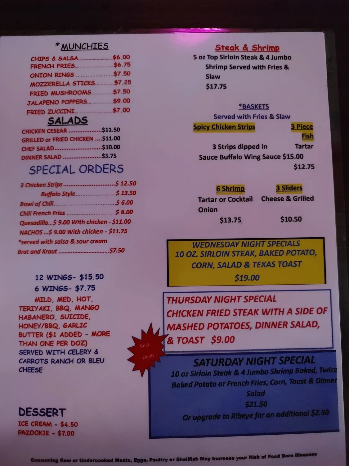 Menu 2