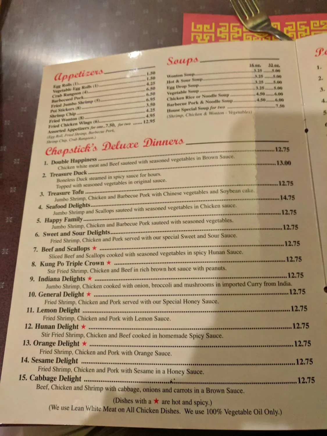 Menu 4