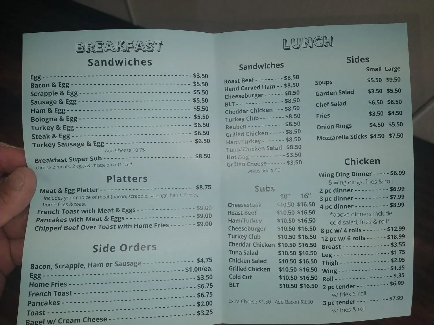 Menu 4