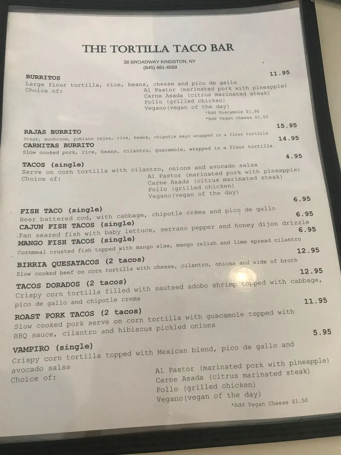 Menu 5