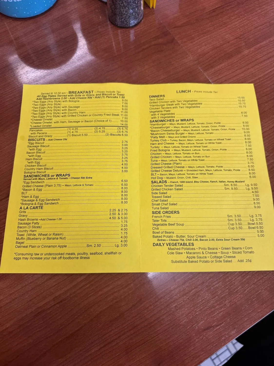 Menu 3