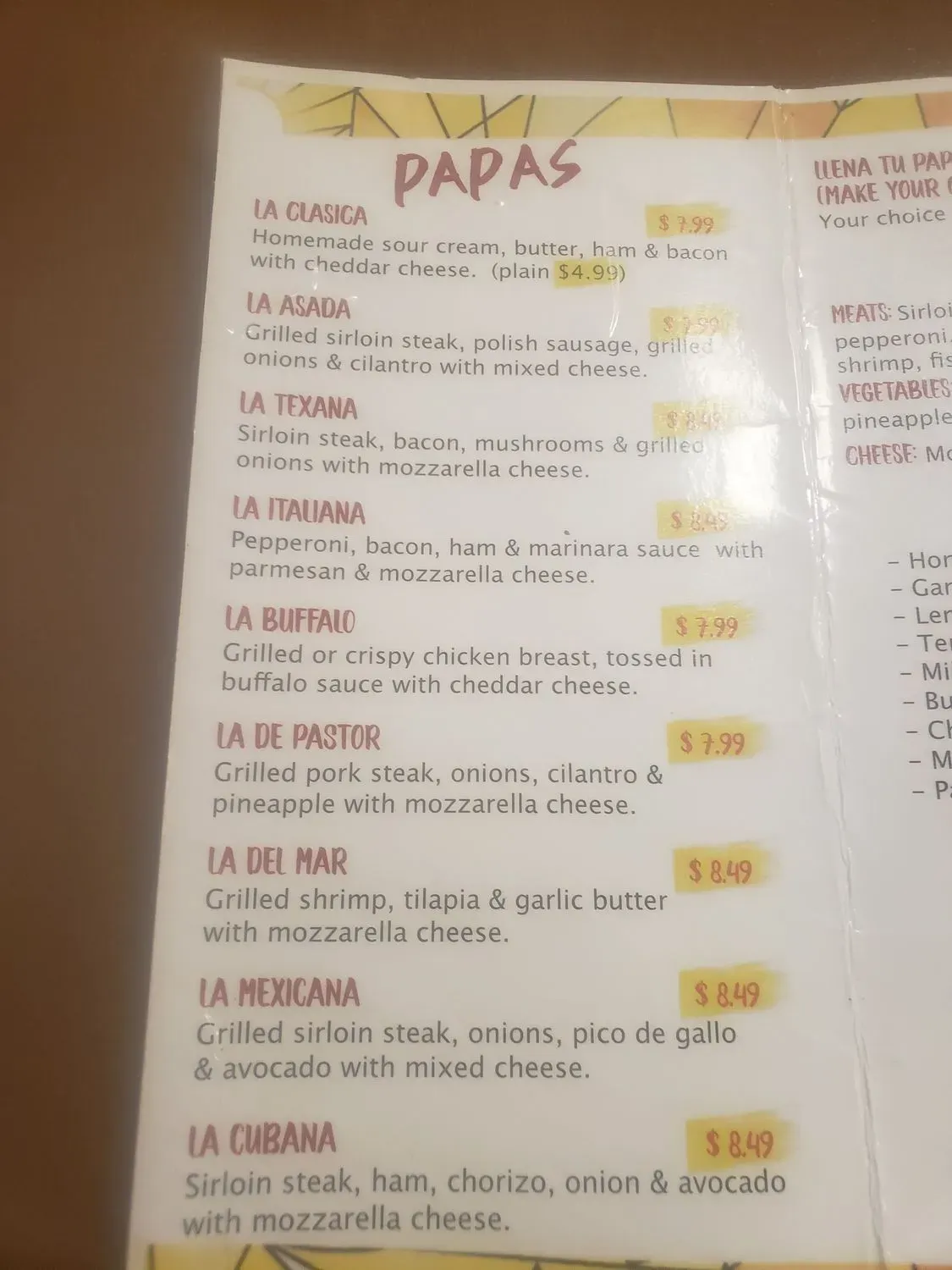 Menu 2