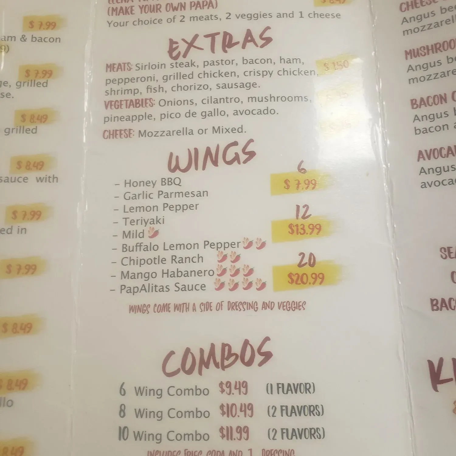 Menu 2