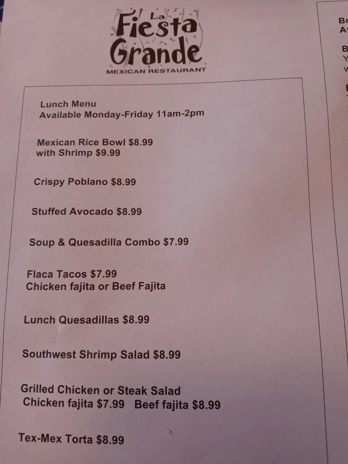 Menu 6