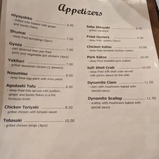 Menu 3