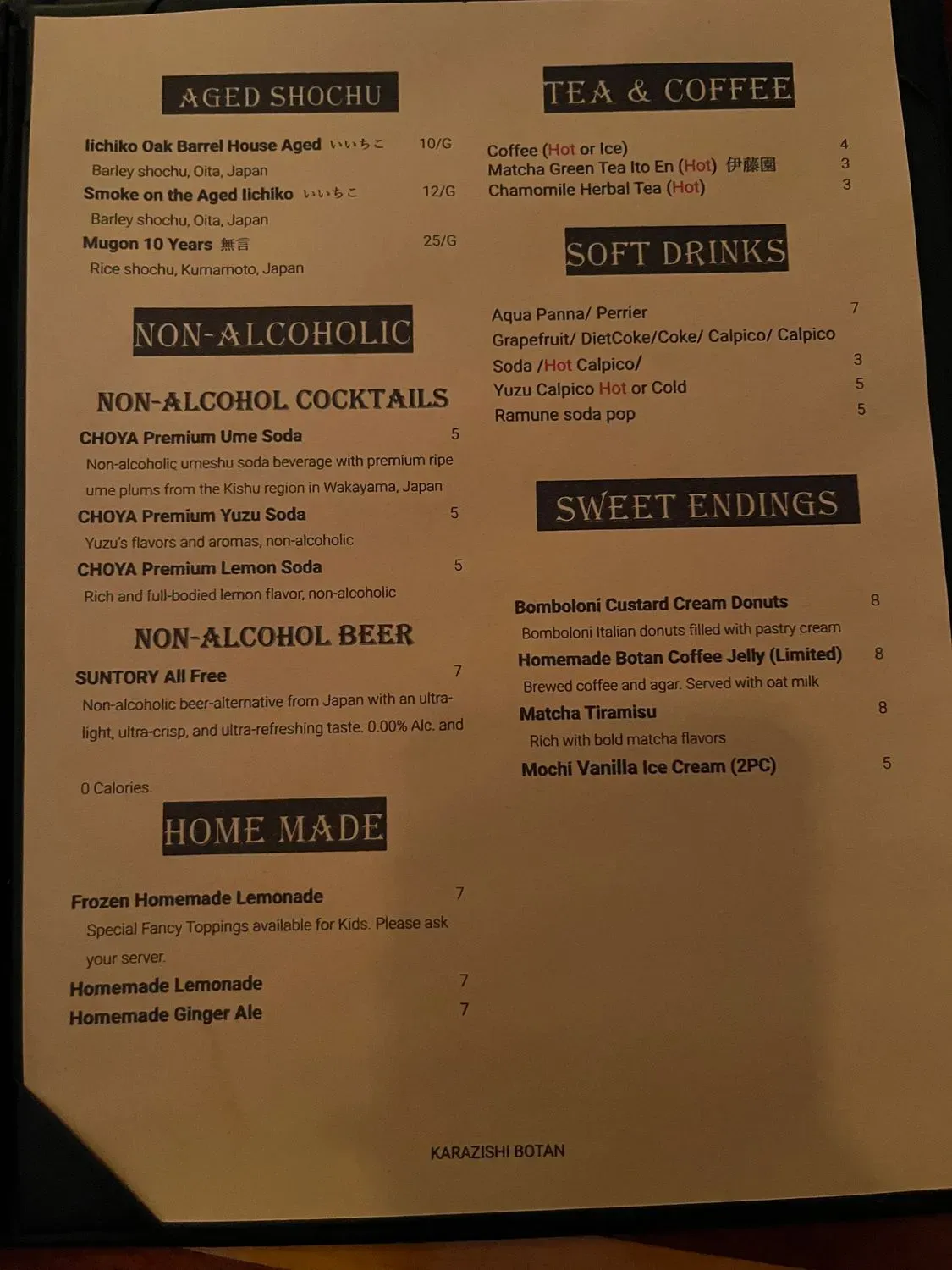 Menu 3