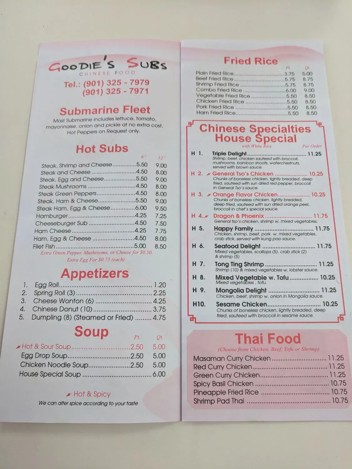 Menu 3