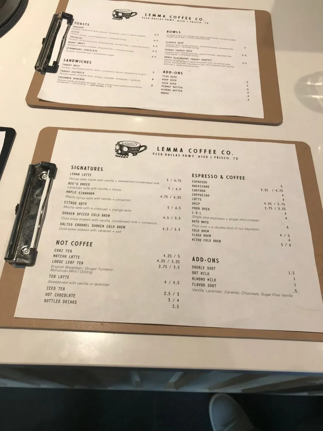 Menu 5