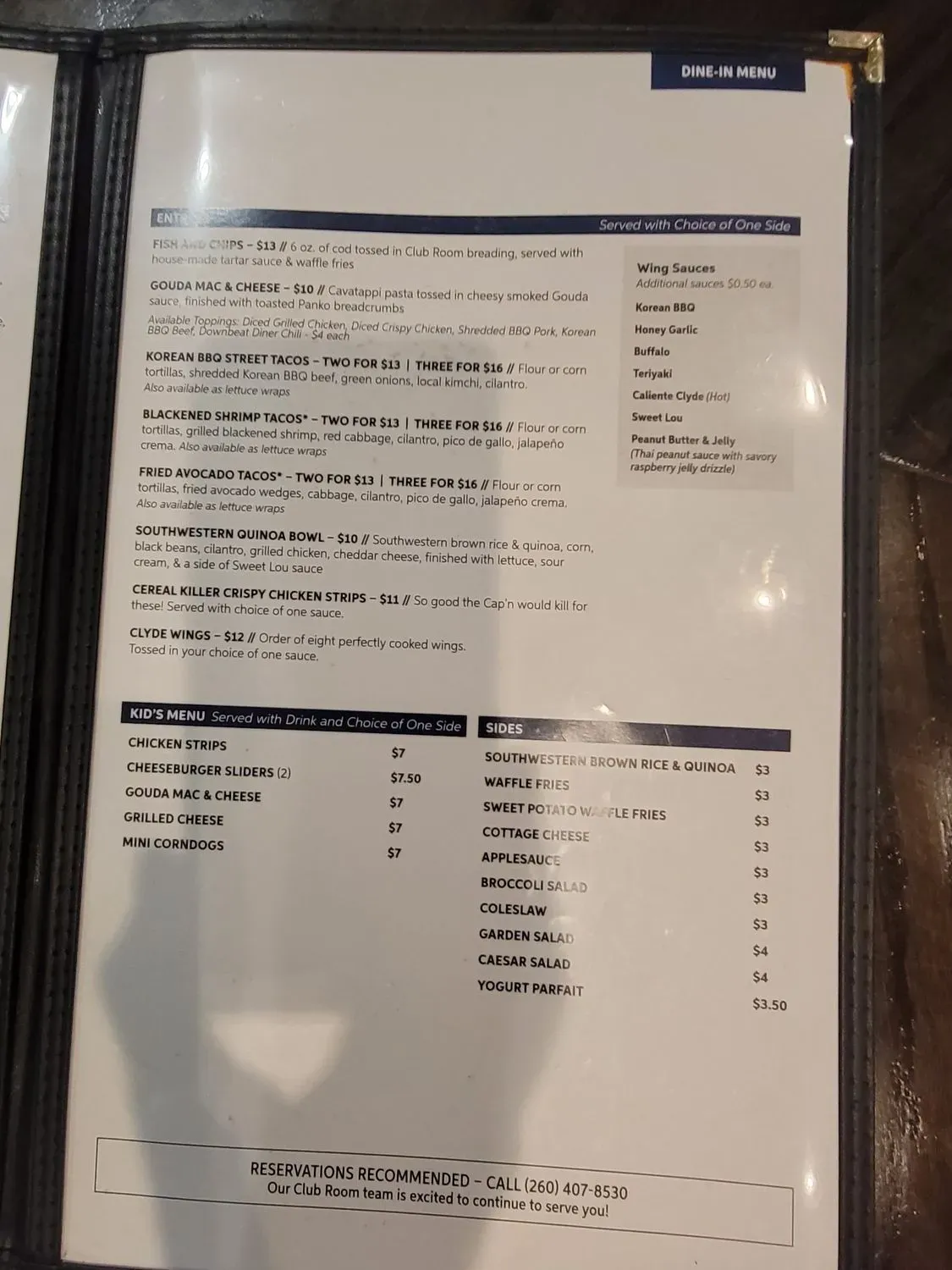 Menu 6