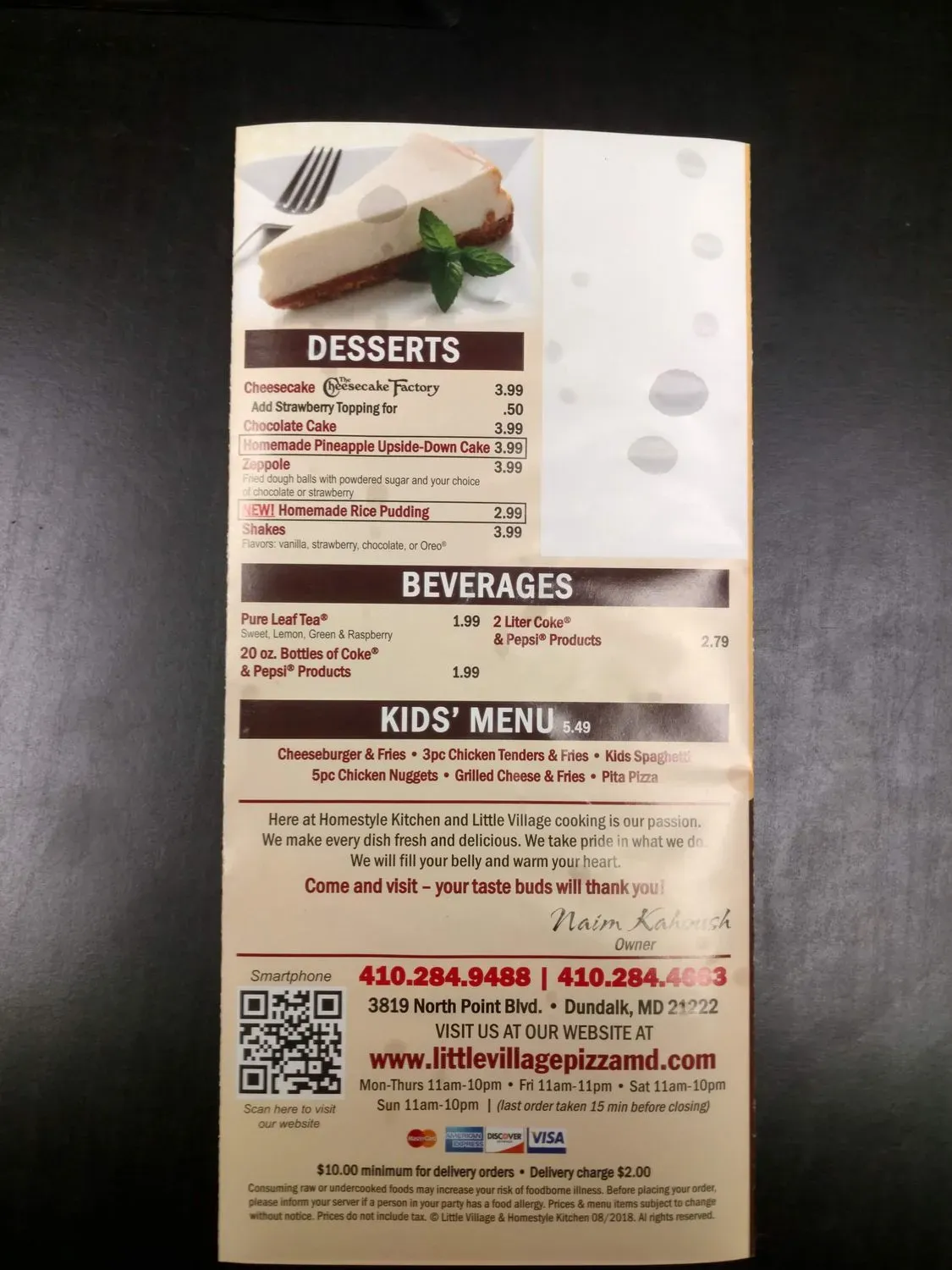 Menu 3