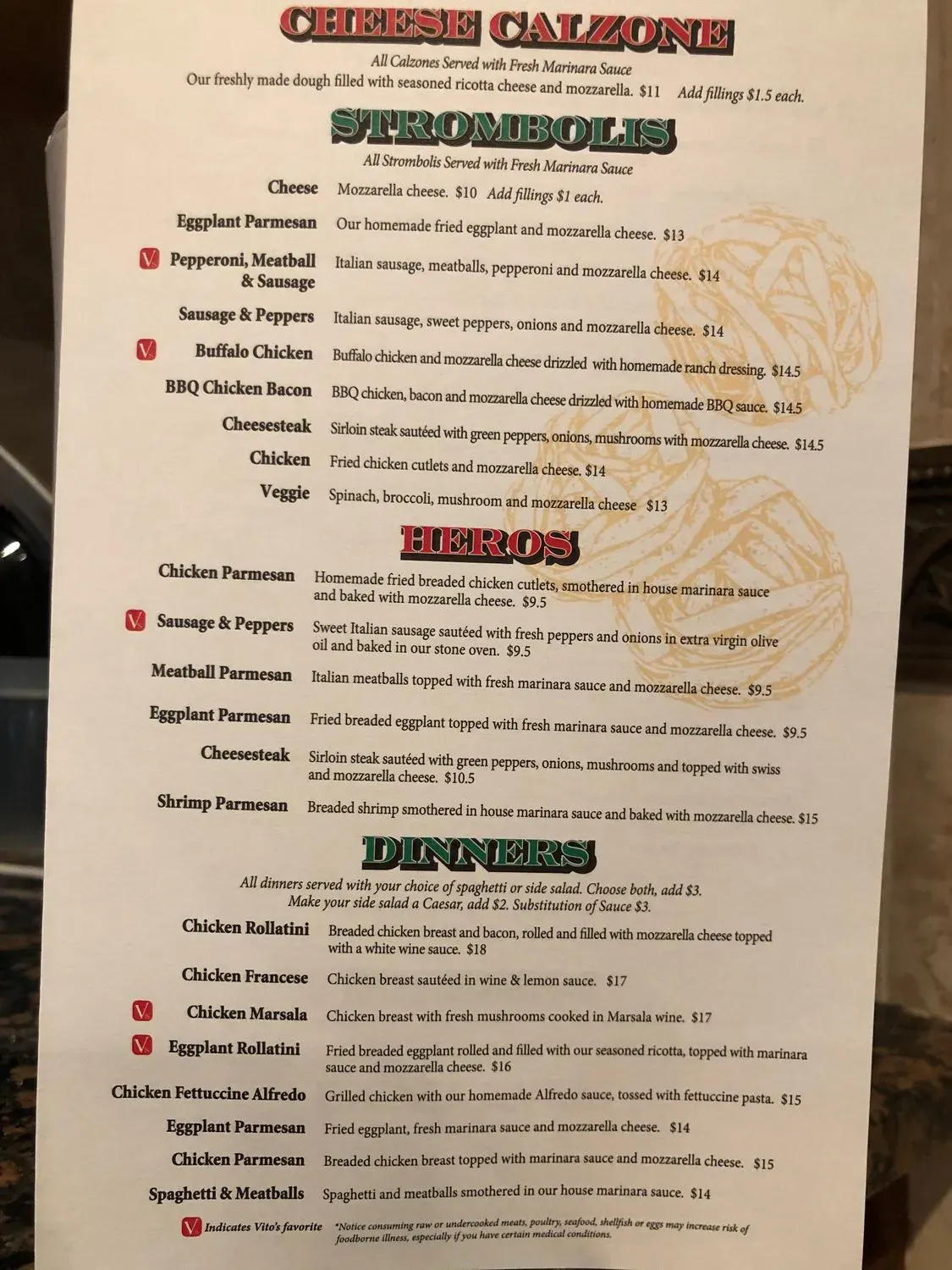 Menu 6