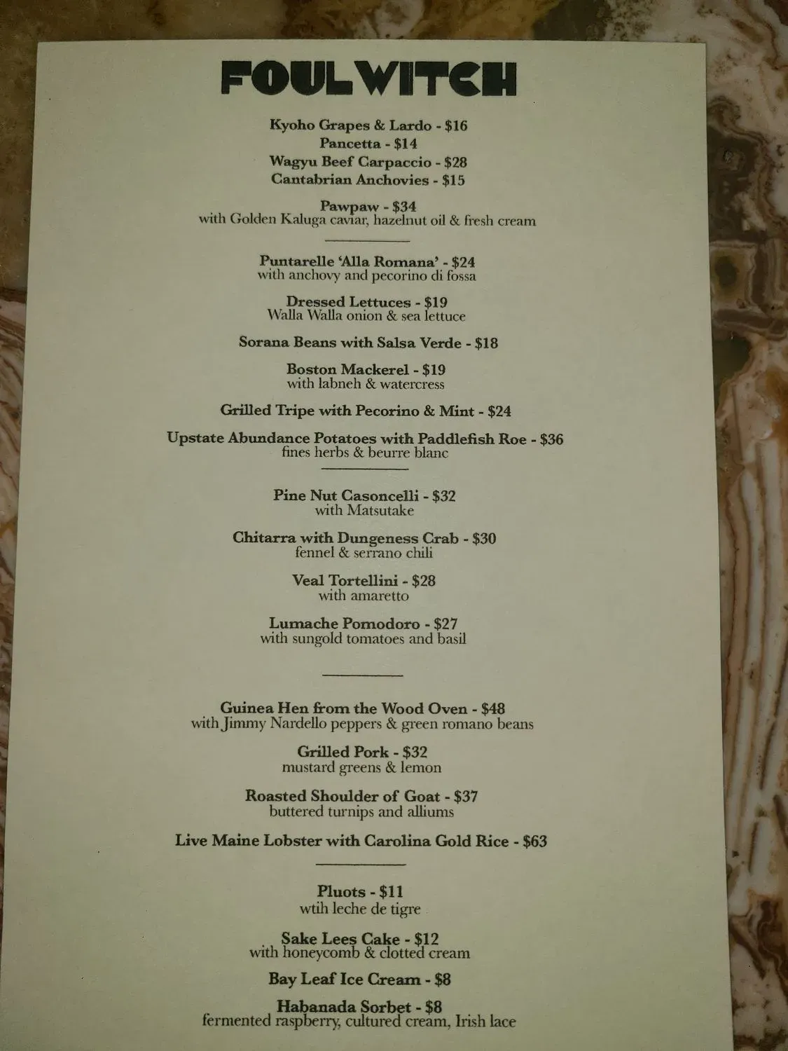 Menu 2