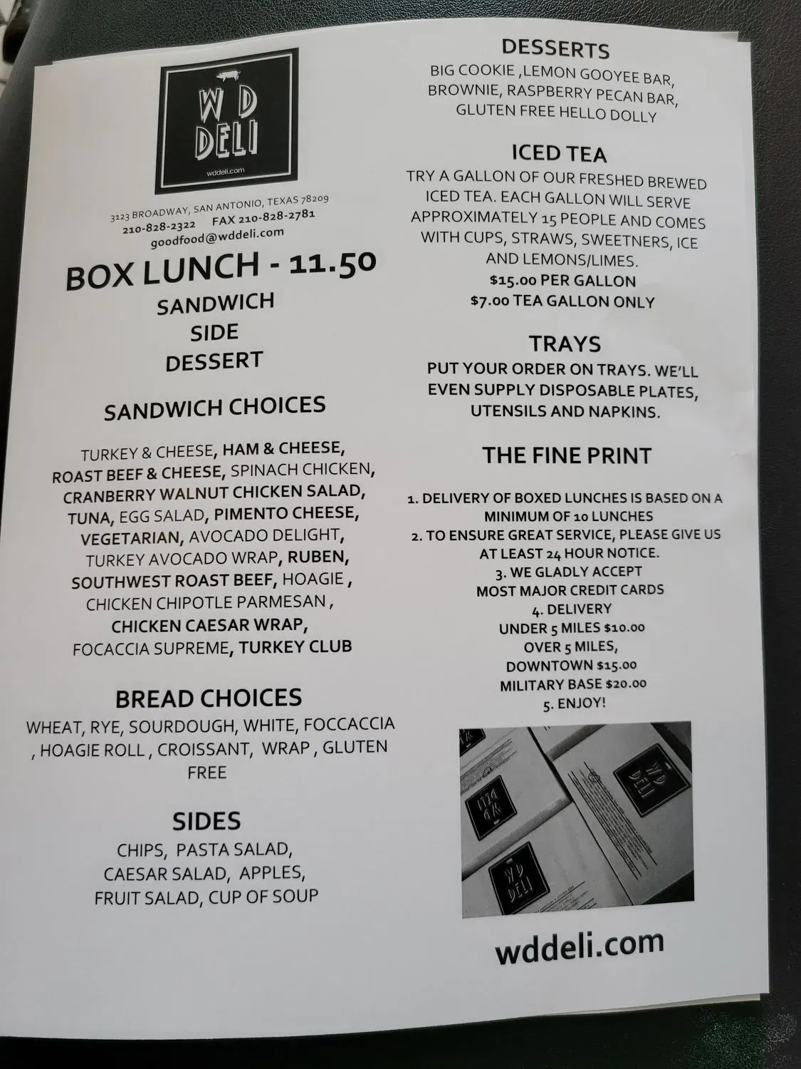 Menu 3