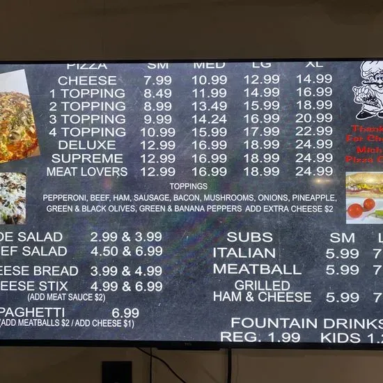 Michael's Pizza Cottage Menu Morristown, TN Checkle