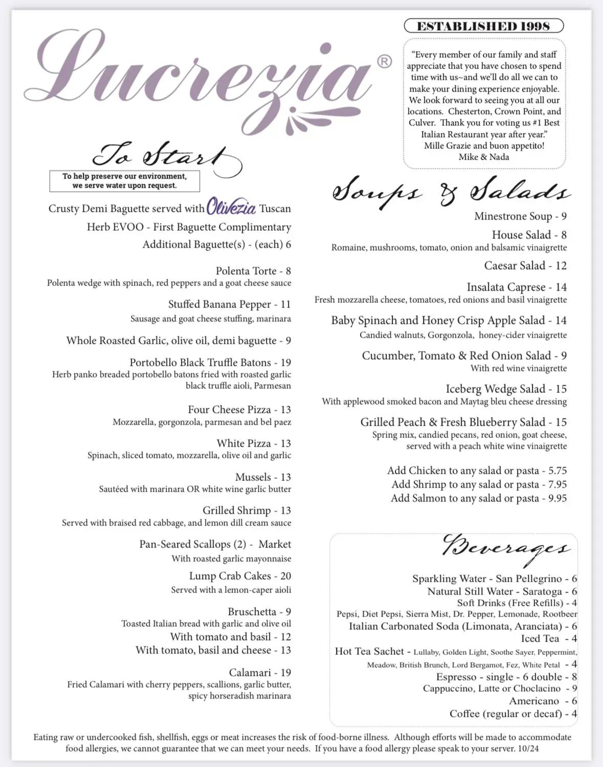 Menu 2