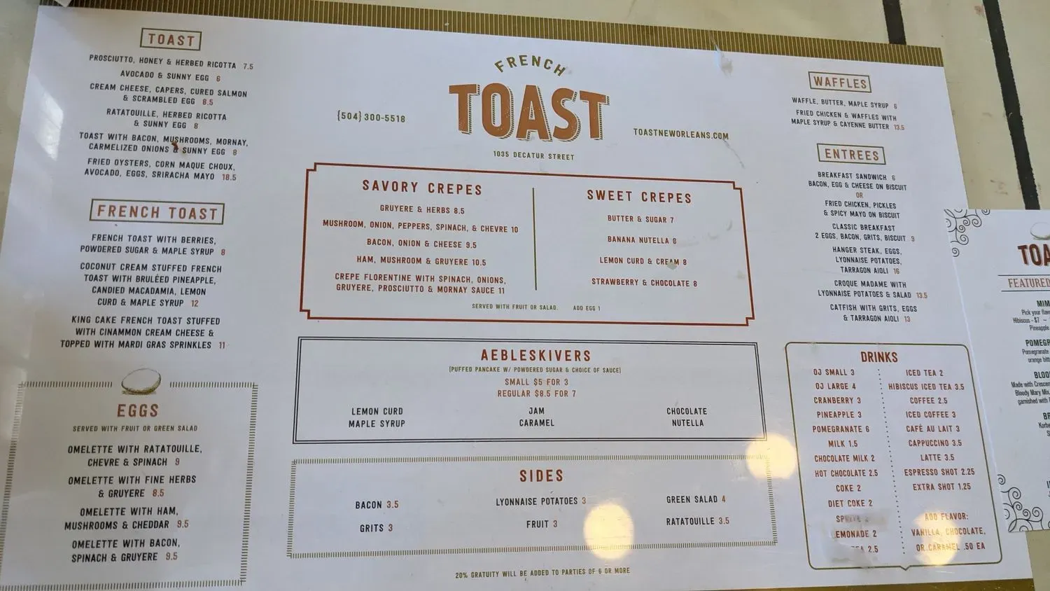 Menu 6