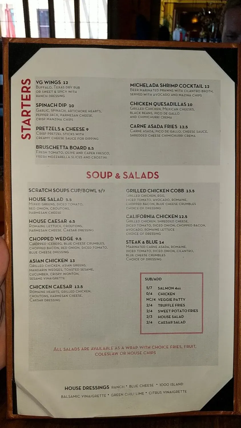 Menu 5