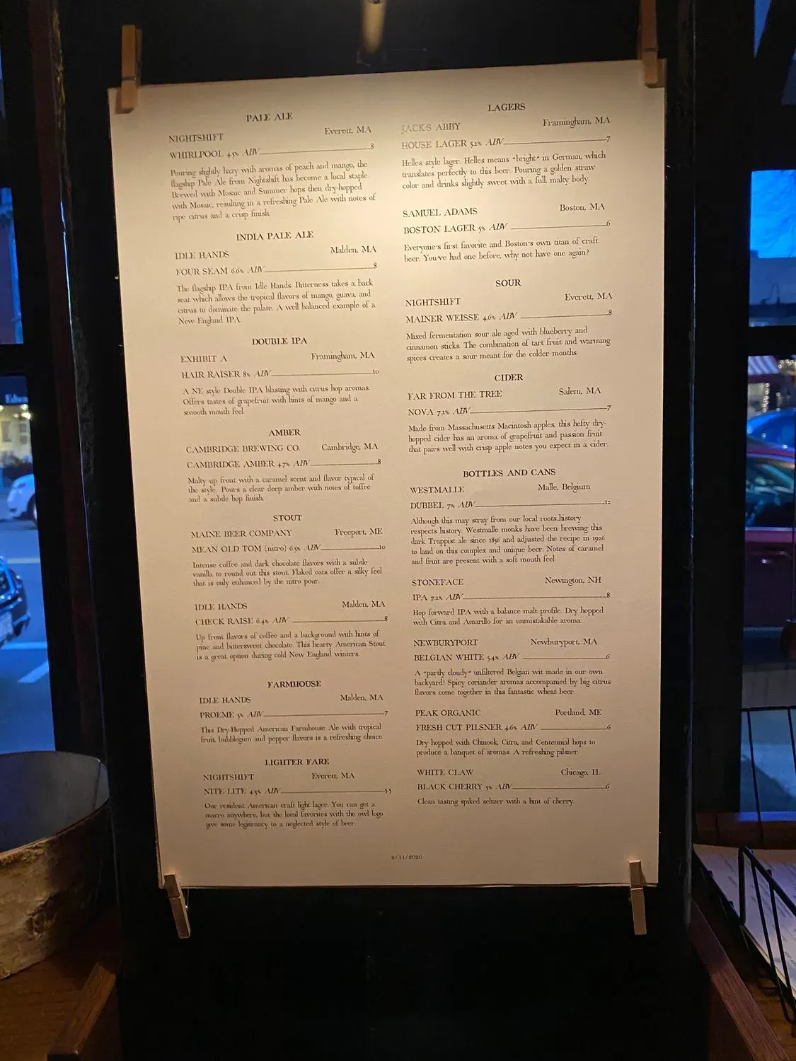 Menu 5