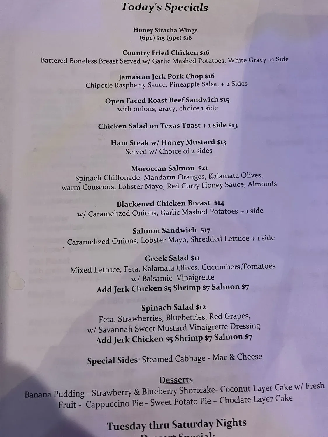 Menu 3