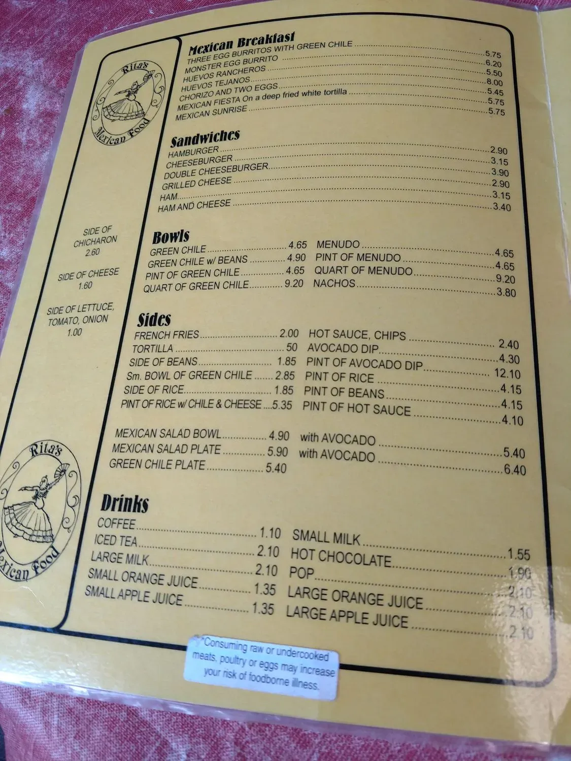 Menu 6