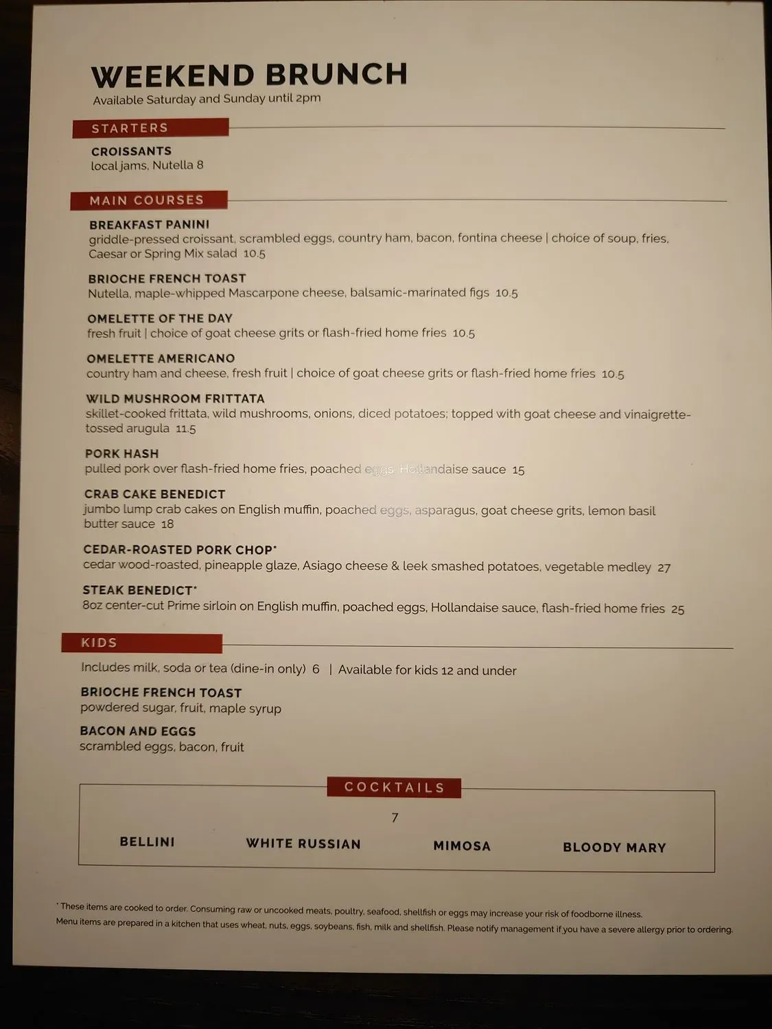 Menu 4