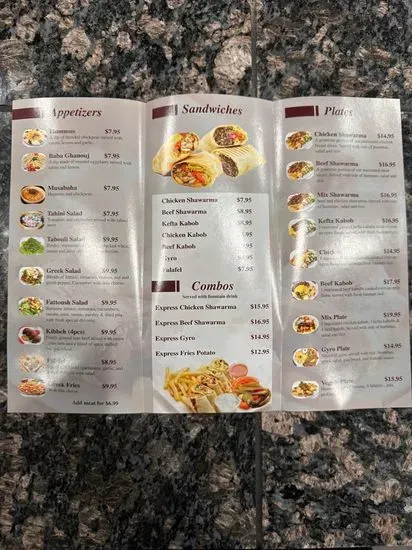 Menu 5