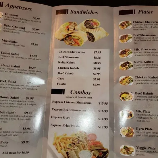 Menu 2