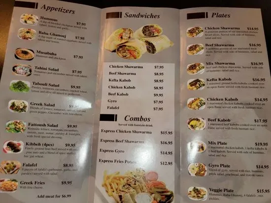 Menu 2