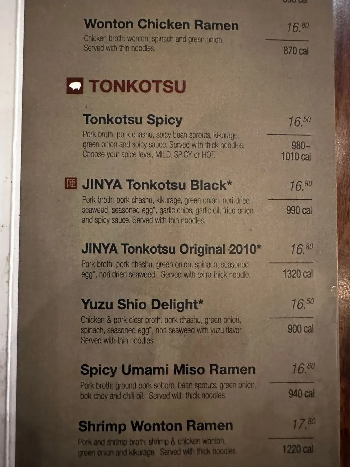 Menu 2