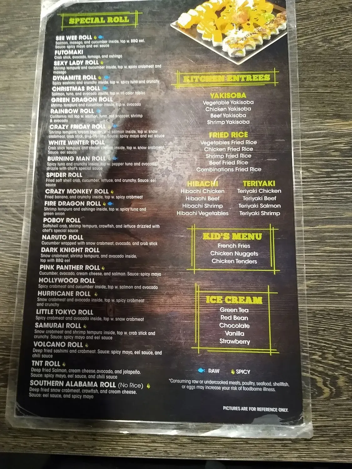 Menu 5