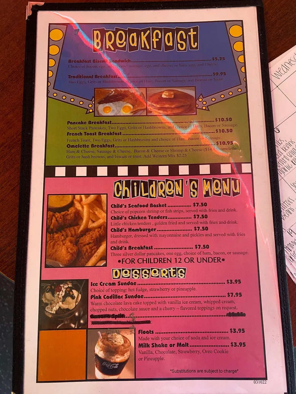 Menu 5