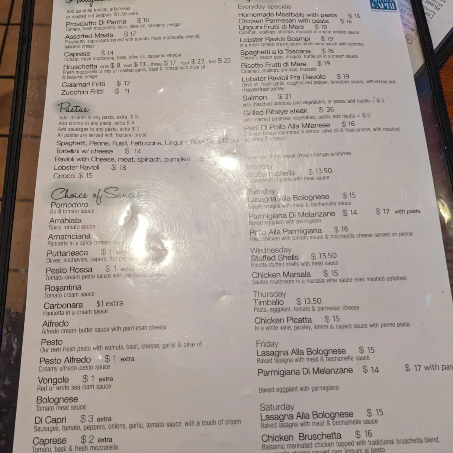 Menu 3