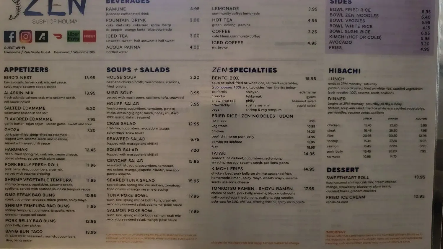 Menu 2